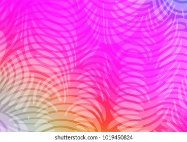 Light Pink vector doodle blurred texture. Geometric doodle illustration in Origami style with gradient. A new texture for your design.