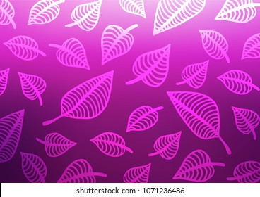 Light Pink vector doodle blurred pattern. Doodles on blurred abstract background with gradient. The pattern can be used for wallpapers and coloring books.