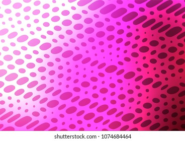 Light Pink vector doodle blurred pattern. Geometric doodle illustration in Origami style with gradient. The pattern can be used for heads of websites and designs.