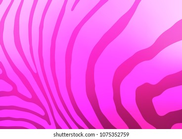 Light Pink vector doodle blurred pattern. Shining colored illustration with doodles in Zen tangle style. A new texture for your design.
