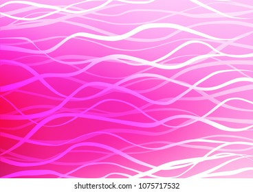 Light Pink vector doodle blurred template. Modern geometrical abstract illustration with doodles. The textured pattern can be used for website.