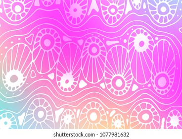 Light Pink vector doodle blurred texture. Brand-new colored illustration in blurry style with doodles. A completely new design for your business.