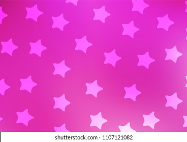Light Pink vector doodle blurred template. Geometric doodle illustration in Origami style with gradient. The completely new template can be used for your brand book.