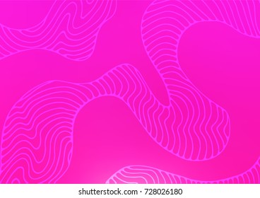 Light Pink vector doodle blurred pattern. Colorful abstract illustration with lines in Asian style. Brand-new design for your business.