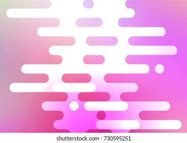 Light Pink vector doodle blurred texture. Blurred decorative design in Indian style with Zen tangles. A completely new design for your business.