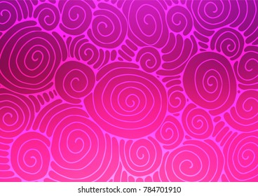 Light Pink vector doodle blurred pattern. Sketchy hand drawn doodles on blurred background. Brand-new design for your business.