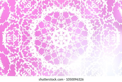 Light Pink vector doodle bright layout. Doodles created by child on blurred abstract background with gradient. Hand painted design for web, leaflet, textile.