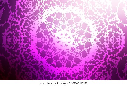 Light Pink vector doodle bright background. Childish elegant natural pattern with gradient. The template can be used as a background for cell phones.