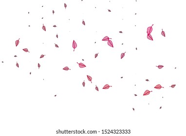 Light Pink vector doodle texture. Abstract leaves with gradient on simple background. A new texture for your design.