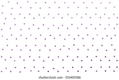 Light Pink vector geometric simple minimalistic background, which consist of triangles on white background. Triangular pattern with gradient for your business design. 