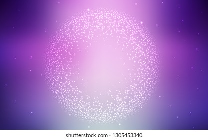 Light Pink vector glossy abstract backdrop. A completely new colored illustration in blur style. Background for a cell phone.