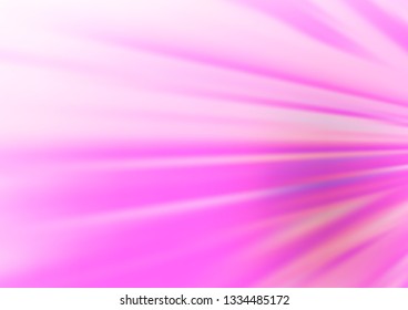 Light Pink vector glossy abstract template. Colorful illustration in blurry style with gradient. The template can be used for your brand book.