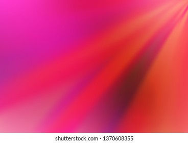 Light Pink vector glossy abstract template. Modern geometrical abstract illustration with gradient. The background for your creative designs.