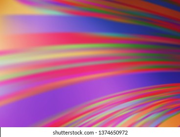 Light Pink vector glossy abstract background. Colorful illustration in blurry style with gradient. Brand new design for your business.