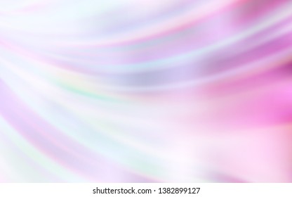 Light Pink vector glossy abstract layout. Colorful abstract illustration with gradient. Blurred design for your web site.