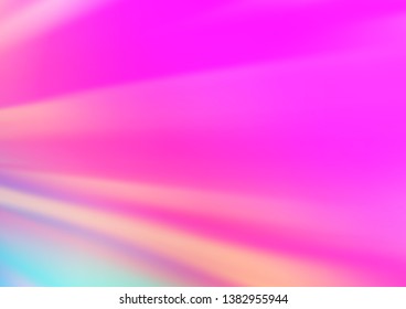 Light Pink vector glossy abstract background. Modern geometrical abstract illustration with gradient. A completely new design for your business.