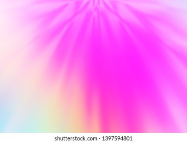 Light Pink vector glossy abstract background. Colorful abstract illustration with gradient. Brand new design for your business.
