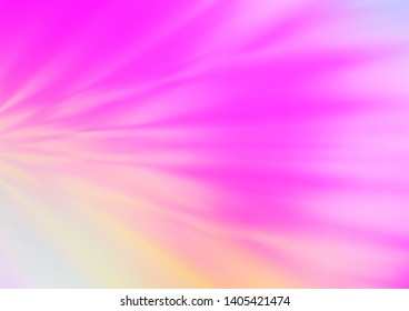 Light Pink vector glossy abstract background. Colorful illustration in blurry style with gradient. A completely new template for your design.