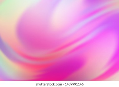 Light Pink vector glossy abstract background. Modern abstract illustration with gradient. Elegant background for a brand book.