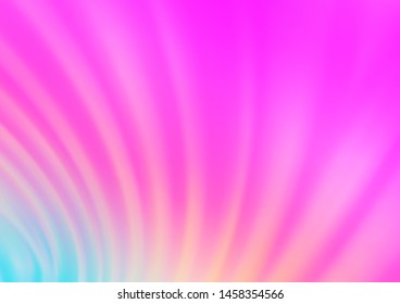 Light Pink vector glossy abstract template. Colorful illustration in abstract style with gradient. The template for backgrounds of cell phones.