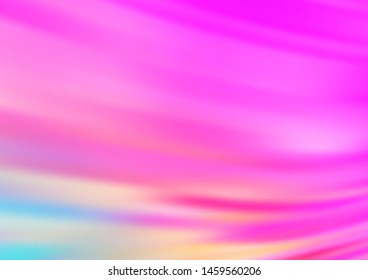 Light Pink vector glossy abstract background. Colorful illustration in blurry style with gradient. The background for your creative designs.