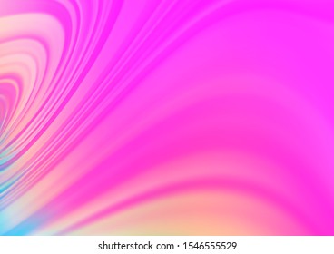 Light Pink vector glossy abstract background. Colorful illustration in blurry style with gradient. A completely new template for your design.