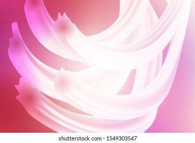 Light Pink vector glossy abstract layout. Colorful abstract illustration with gradient. New style design for your brand book.