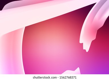 Light Pink,  vector glossy abstract layout. An elegant bright illustration with gradient. New style design for your brand book.