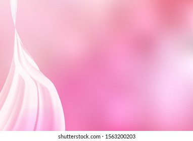 Light Pink vector glossy abstract layout. Creative illustration in halftone style with gradient. New style for your business design.
