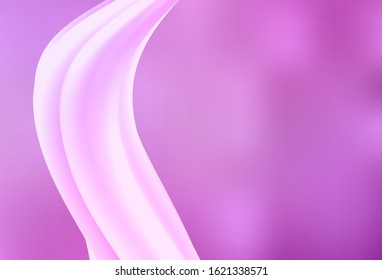 Light Pink vector glossy abstract layout. Creative illustration in halftone style with gradient. Background for designs.