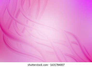 Light Pink vector glossy abstract backdrop. New colored illustration in blur style with gradient. Background for designs.