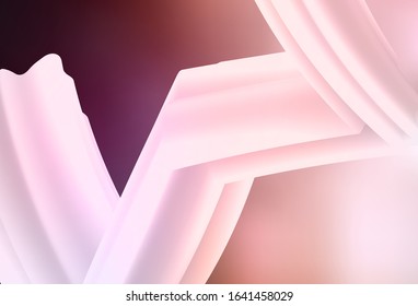 Light Pink vector glossy abstract layout. Abstract colorful illustration with gradient. Elegant background for a brand book.