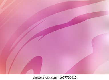 Light Pink vector glossy abstract layout. Modern abstract illustration with gradient. Elegant background for a brand book.