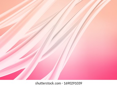 Light Pink vector glossy abstract background. A completely new colored illustration in blur style. Elegant background for a brand book.