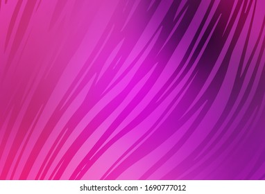 Light Pink vector glossy abstract backdrop. Glitter abstract illustration with gradient design. Background for a cell phone.
