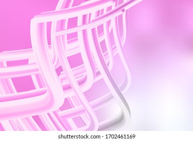Diseño abstracto brillante vector rosa claro. Una ilustración de color completamente nueva en un estilo borroso. Nuevo estilo para el diseño de su negocio.