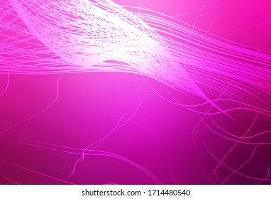 Light Pink vector glossy abstract layout. An elegant bright illustration with gradient. New style for your business design.