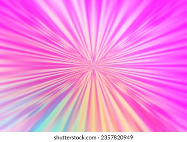 Light Pink vector glossy abstract background. A completely new color illustration in a bokeh style. The blurred design can be used for your web site.
