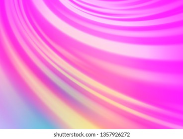 Light Pink vector glossy bokeh pattern. Colorful illustration in abstract style with gradient. A new texture for your design.