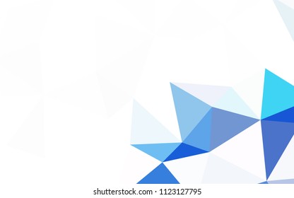 Light Pink vector gradient triangles texture. Shining colorful illustration with triangles. Polygonal design for your web site.