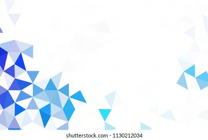 Light Pink vector gradient triangles texture. Triangular geometric sample with gradient.  Triangular pattern for your design.