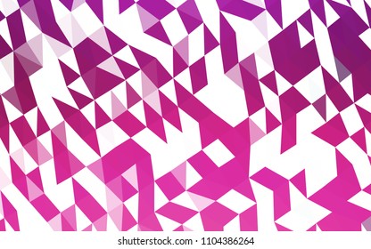 Light Pink vector hexagon mosaic cover. An elegant bright illustration with gradient. The completely new template can be used for your brand book.