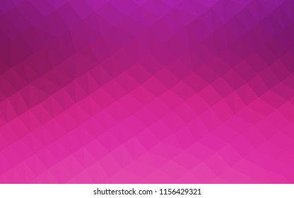 Light Pink vector hexagon mosaic texture. An elegant bright illustration with gradient. The completely new template can be used for your brand book.