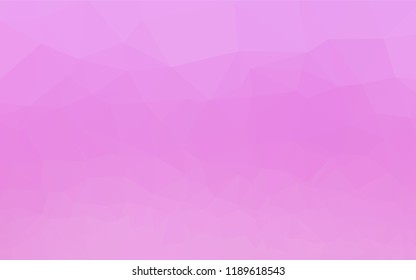 Light Pink vector hexagon mosaic texture. Colorful illustration in abstract style with gradient. The elegant pattern can be used as part of a brand book.
