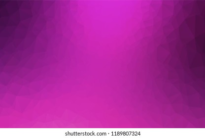 Light Pink vector hexagon mosaic cover. A sample with polygonal shapes. A completely new design for your business.