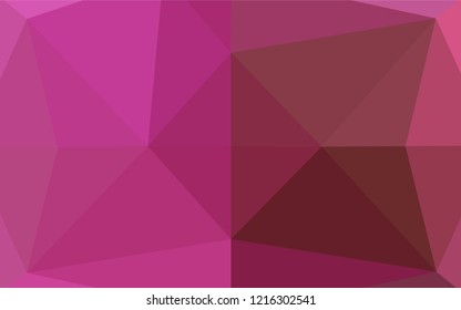 Light Pink vector hexagon mosaic texture. Colorful illustration in abstract style with gradient. The elegant pattern can be used as part of a brand book.
