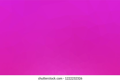 Light Pink vector hexagon mosaic texture. Creative illustration in halftone style with gradient. A new texture for your design.
