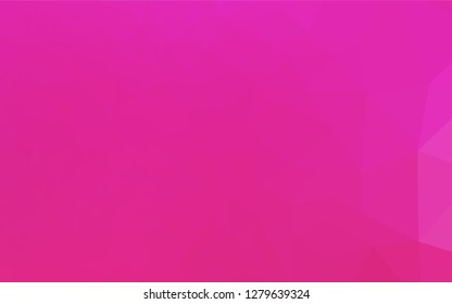 Light Pink vector hexagon mosaic texture. Colorful illustration in abstract style with gradient. Brand new style for your business design.