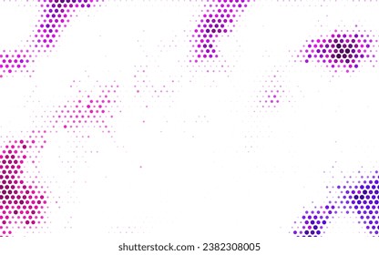 Hellrosa Vektorgrafik mit einer Reihe von leuchtenden bunten abstrakten Kreisen. Abstrakte Illustration mit farbigen Bläschen im Naturstil. Einfaches Design für Ihre Website.