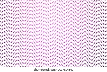 Light Pink vector illustration which consist of circles. Dotted gradient design for your business. Creative geometric background in halftone style with colored spots.